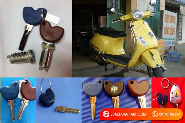 Địa chỉ sửa khóa xe máy Vespa tại Cầu Giấy Nhanh – Giá tốt